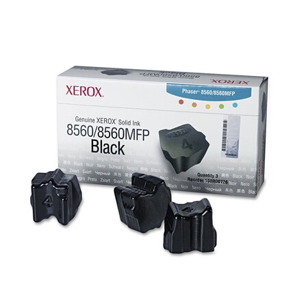 Xerox Solid Ink Stick, 3400Page-Yield, Black, PK3 108R00726
